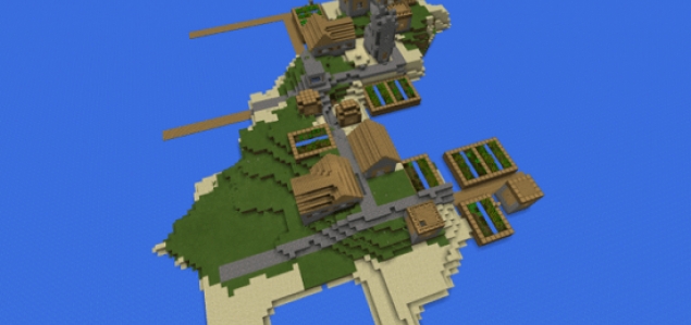 Деревня на острове