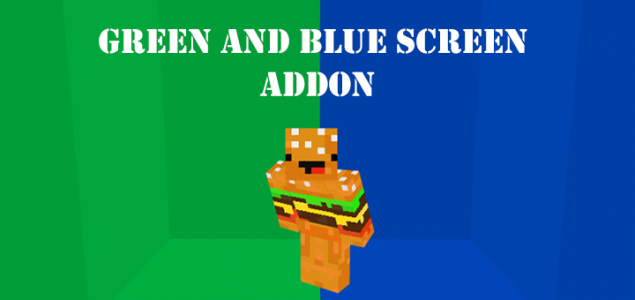 Зеленый и синий экран