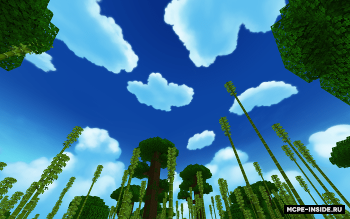 Аниме небо / Текстуры для Майнкрафт / Minecraft PE Inside