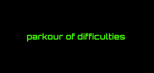parkour of difficulties
