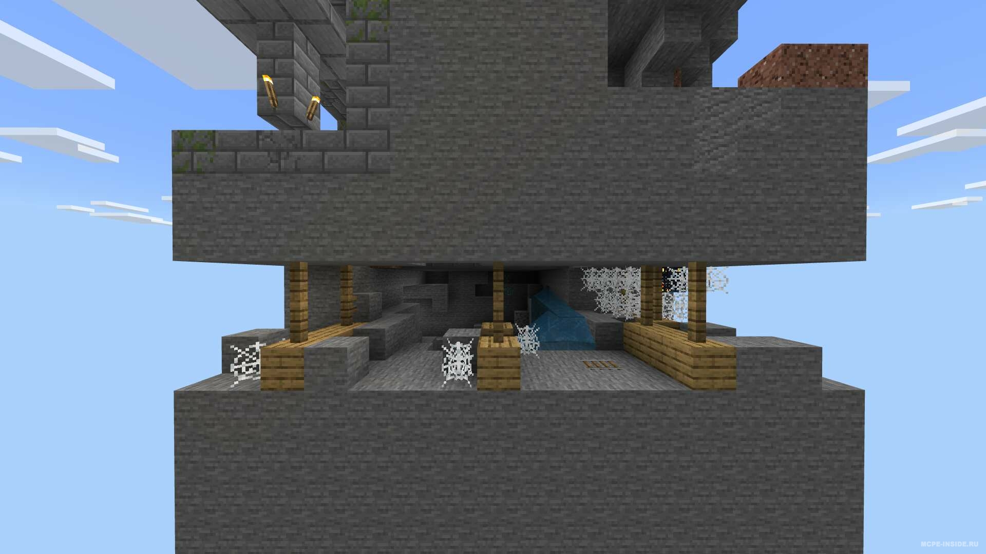 Чанк вверх ногами / Карты для Майнкрафт / Minecraft PE Inside