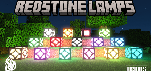 Редстоун лампы