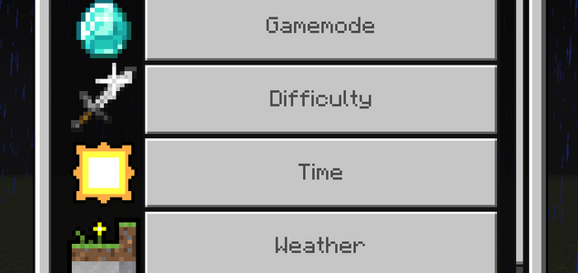 Меню утилит