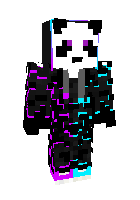 Gamer panda neon