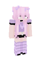 Pink hair kawaii girl