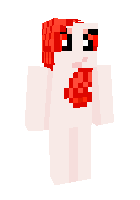 Белая пони с рыжей гривой