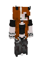 Рыжая девушка рокерша