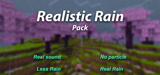 Реалистичный дождь